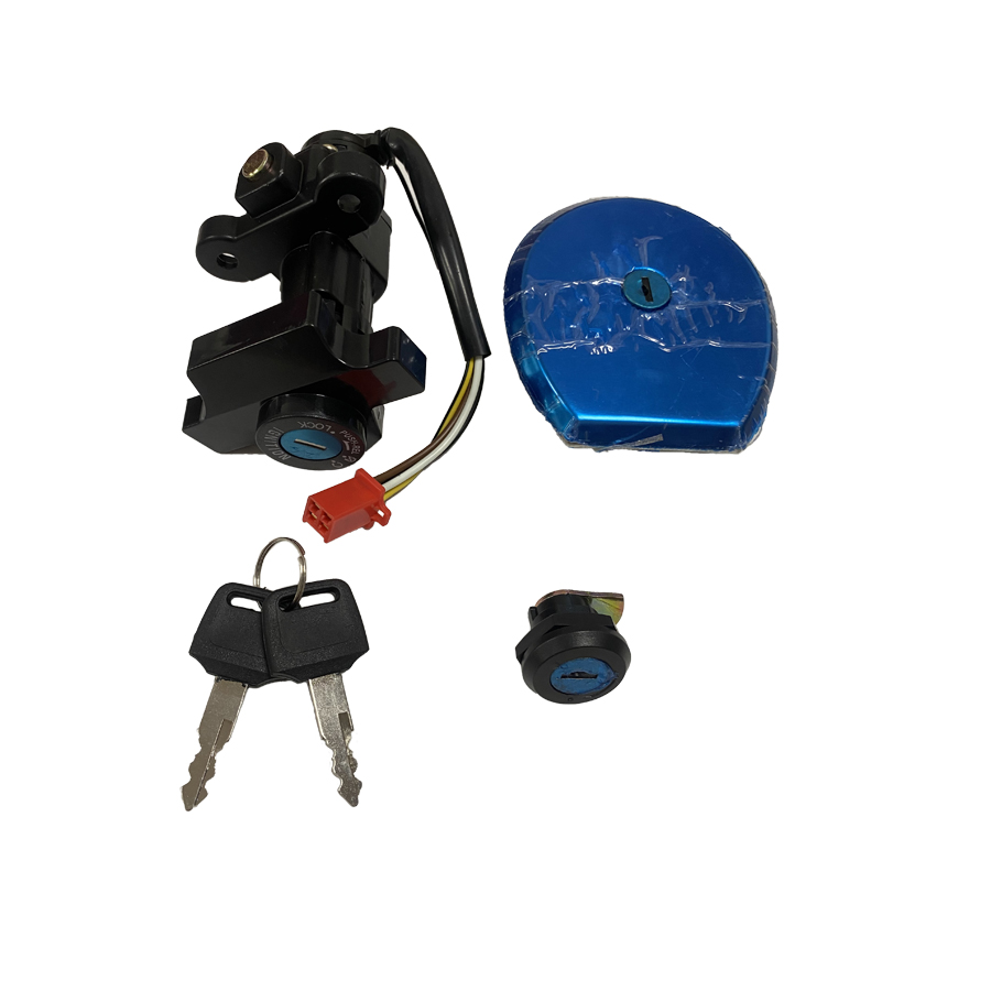 bajaj platina ignition switch lock with keys